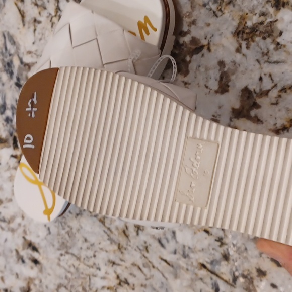 SAM EDELMAN ADALEY WOVEN SLIDE SZ 10 SANDALS - Picture 4 of 6